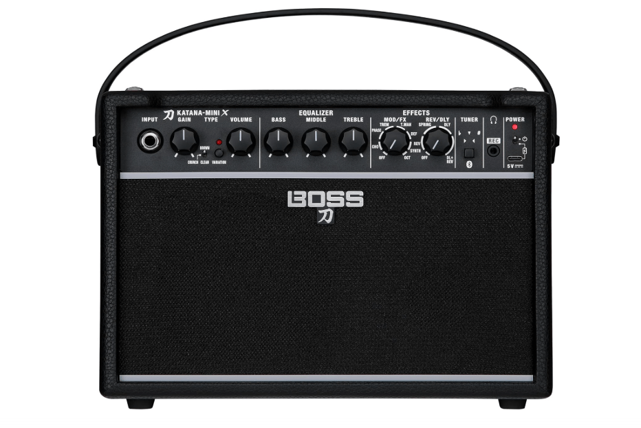  Boss Katana-Mini X 10-watt 1 x 5-inch Portable Guitar Amplifier