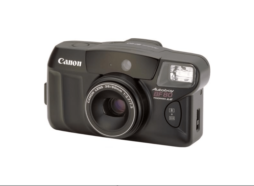 
Canon Sure Shot 80 Tele SAF 35mm Film Camera w/ Canon 38-80mm Lens (Black)