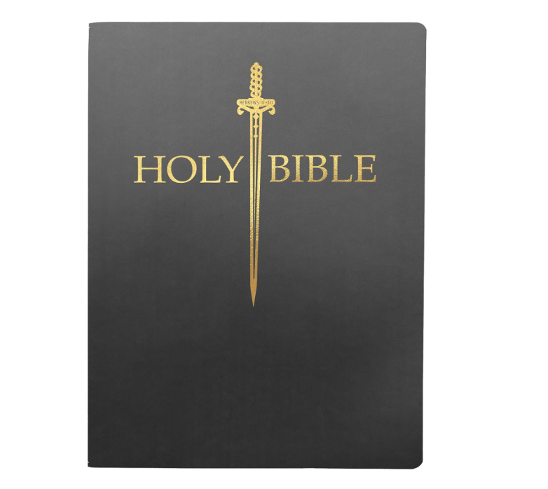 
KJV Sword Bible, Large Print, Black Ultrasoft: (Red Letter, 1611 Version) (King James Version Sword Bible)