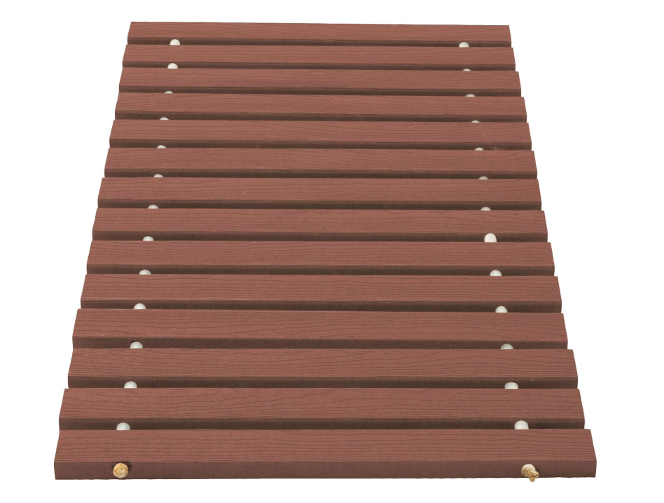  Furniture Barn USA EverGrain Composite Decking Roll Up Walkway, Redwood