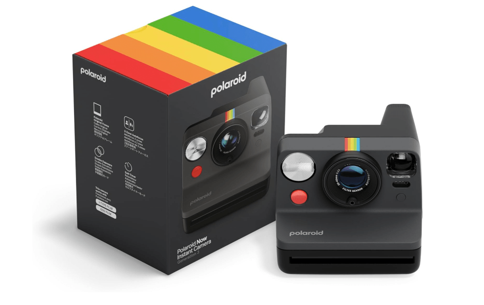 
Polaroid Now 3rd Generation I-Type Instant Film Camera - Black - Camera Only No Film (9154)
