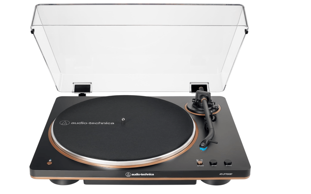 
Audio-Technica AT-LP70XBT Wireless Turntable (Black/Bronze)