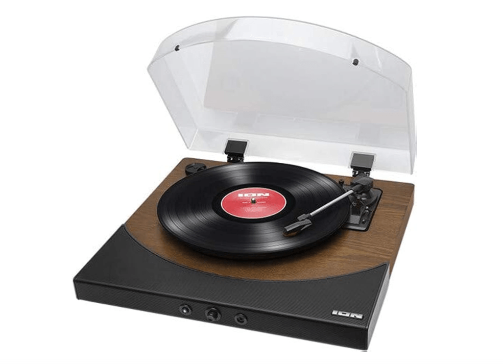  ION IT94WD Premier LP Bluetooth Wireless USB Turntable (Brown)