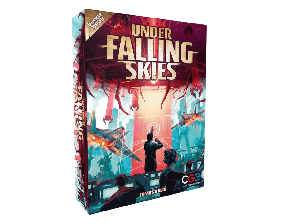 Under Falling Skies, Brettspiel (DE), für 1+ Spieler ab 10 Jahre