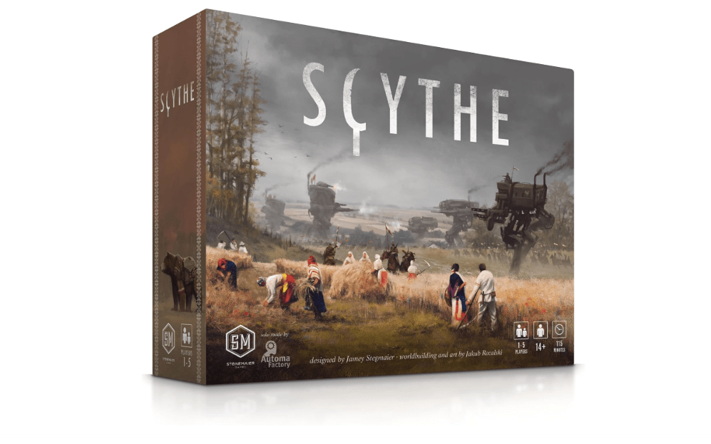 Stonemaier Games: Scythe (Base Game) | an Engine-Building, Area Control Strategy Board Game Set in Dieselpunk 1920s Europe for Adults and Family