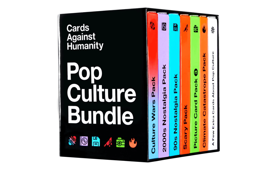 Cards Against Humanity: Pop Culture Pack • 6 popular themed packs + 10 all-new cards