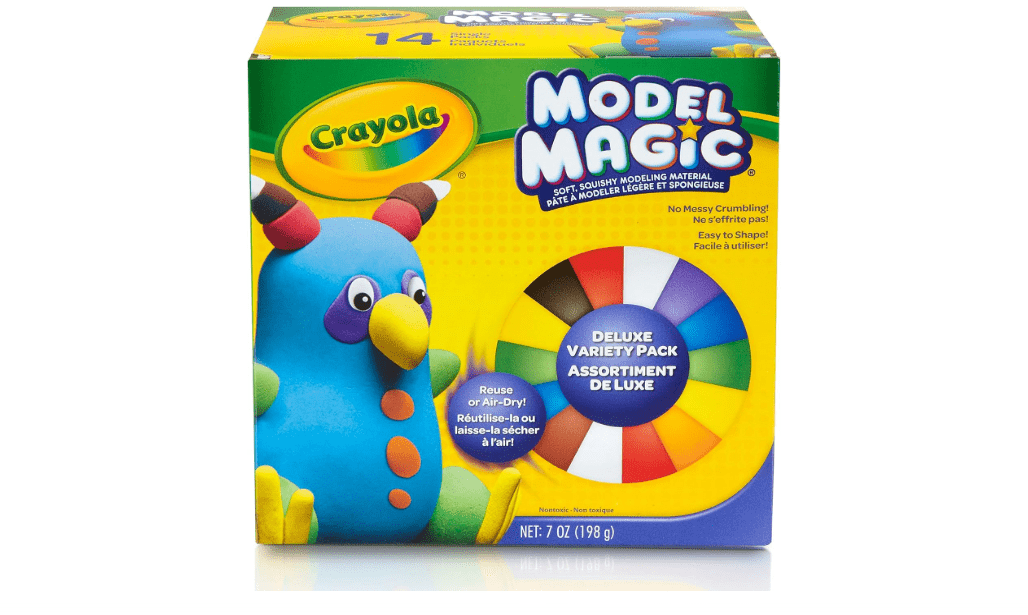 Crayola, juego Model Magic Deluxe con variedad, 14 paquetes individuales, 7 oz, Paquete de 10, Variados