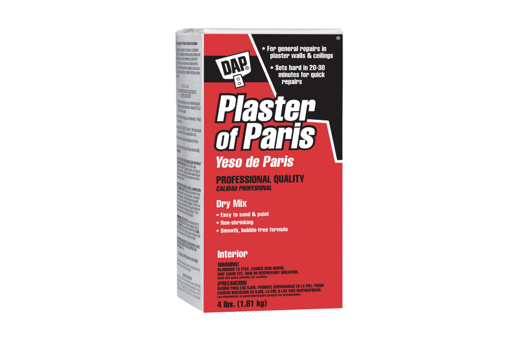DAP Plaster of Paris (dry mix), white, 4 lb box (7079810308)