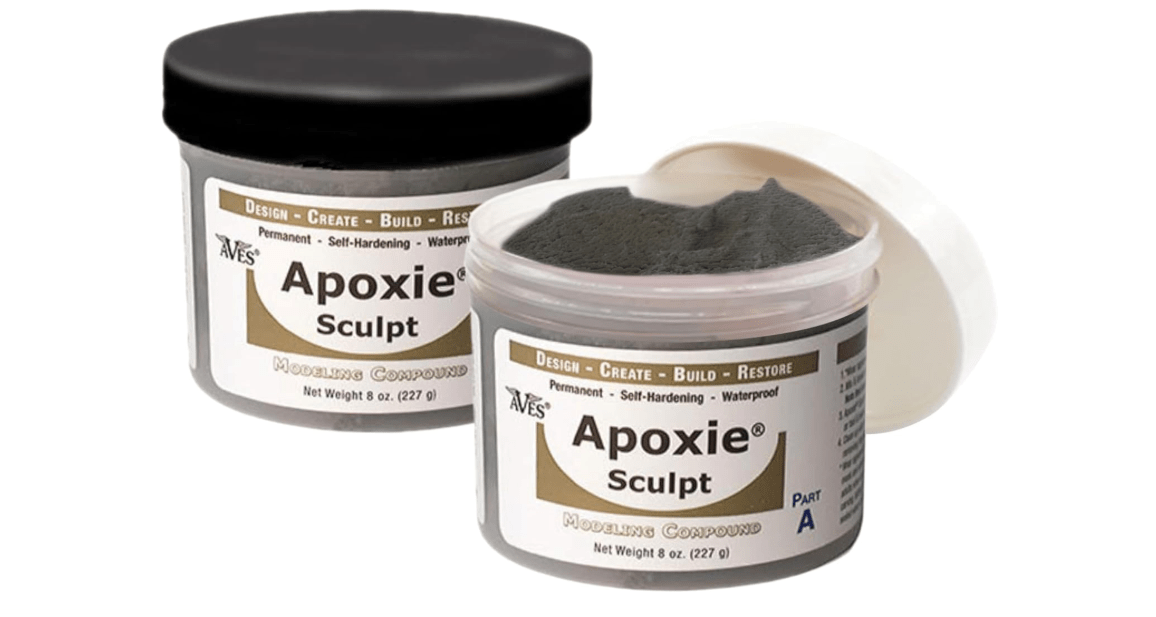 Apoxie Arcilla para esculpir, 1 libra, color blanco Natural - Arcilla epoxica, color gris claro