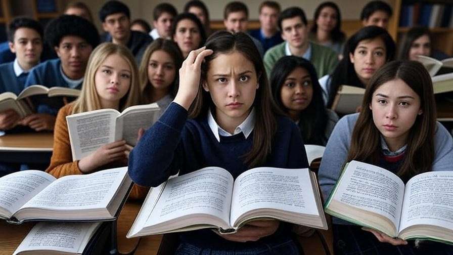 Students facing language barriers in Shakespeare play script