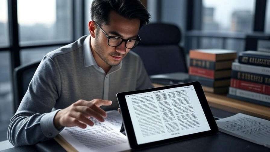 Designer creating Romeo and Juliet script page infographic on a tablet