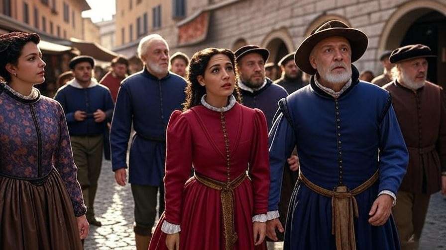 Renaissance Verona feud scene from Romeo and Juliet synopsis