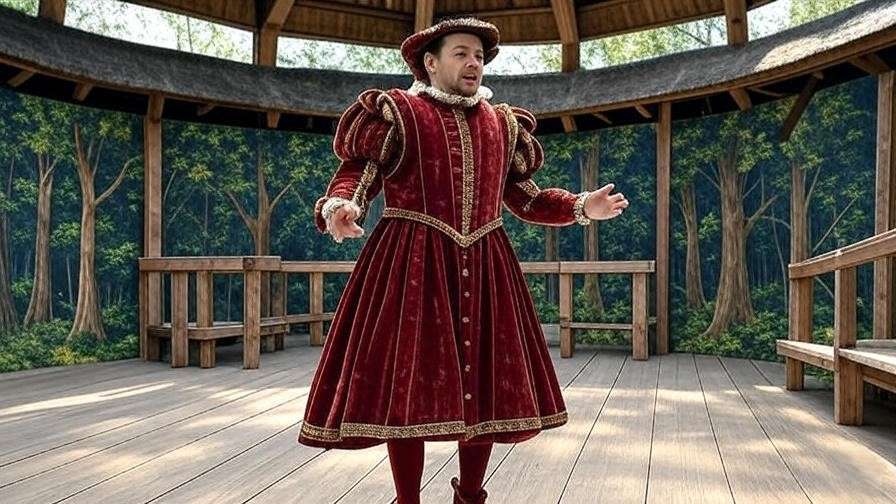 The use of color and texture in Shakespearean stage design