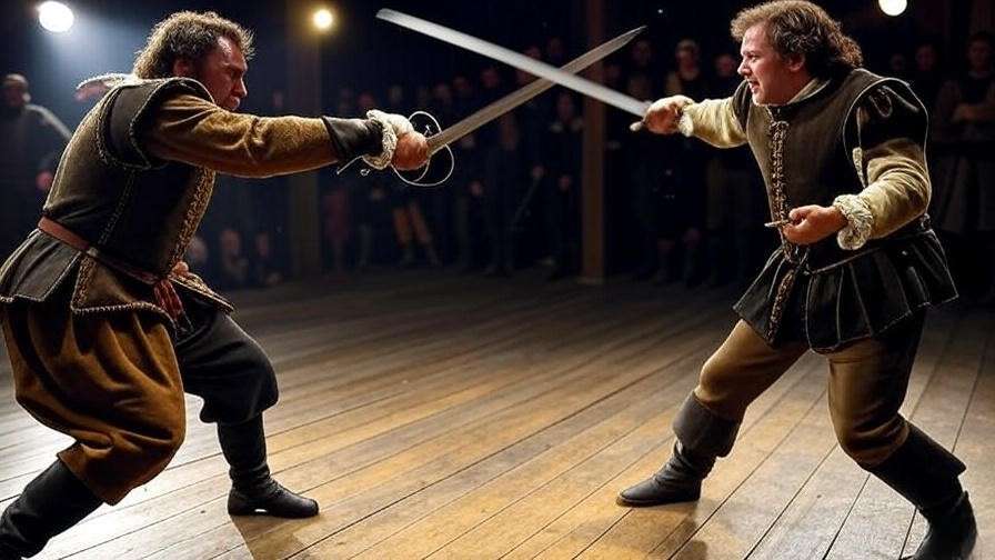 Henry V pacing through dialogue in Shakespeare dramatic tension.