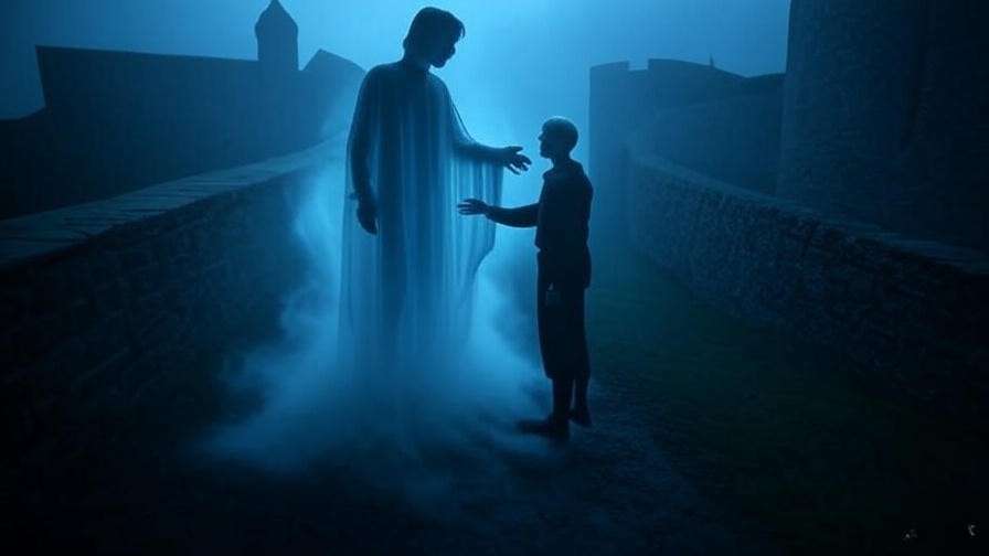 Hamlet ambiguity and ghost in Shakespeare dramatic tension play.
