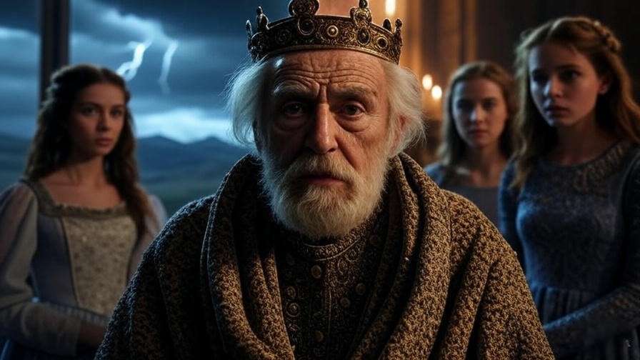 madness, and impending doom in a Shakespearean style