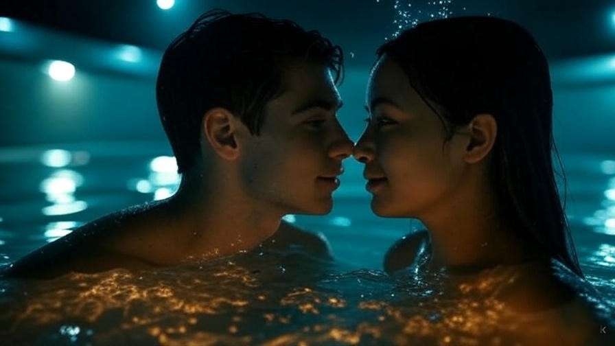 Poolside balcony scene in Romeo and Juliet 1996 script adaptation