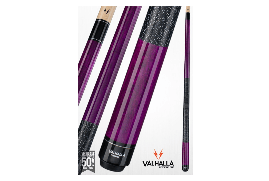  Valhalla by Viking VA117 - Taco de billar morado 18, 18.5, 19, 19.5, 20, 20.5, 21 onzas (19.5)