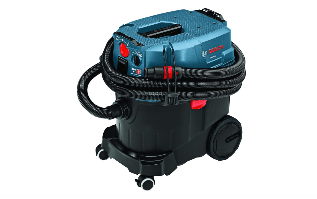 BOSCH VAC090AH Portable 9 Gallon Dust Extractor with Auto Filter Clean and HEPA Filter