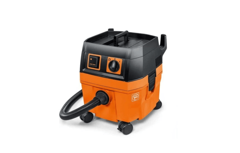 Fein Turbo I Wet/Dry Dust Extractor, Ultra-Quiet Vacuum - 5.8-Gallon Capacity, 151 CFM Suction, Anti-Static System, 13 ft Hose, 19 ft Cord, Includes Hose