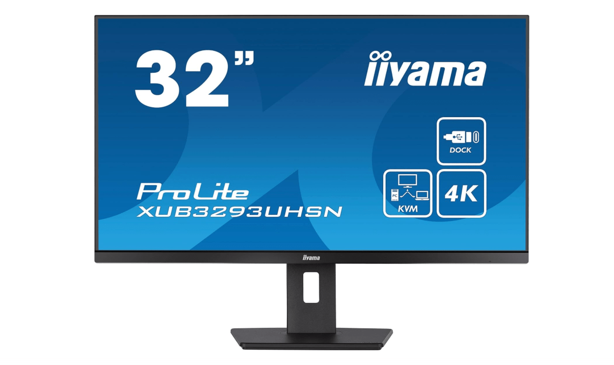 
32" iiyama XUB3293UHSN-B5 4K IPS 4ms HDMI//DP/USB/KVM switch