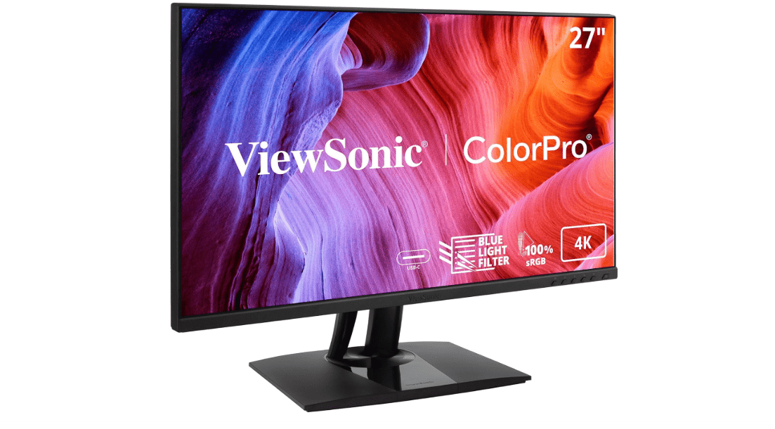 4K UHD IPS Ergonomic Monitor with Ultra-Thin Bezels, Color Accuracy, Pantone Validated, 60W USB C