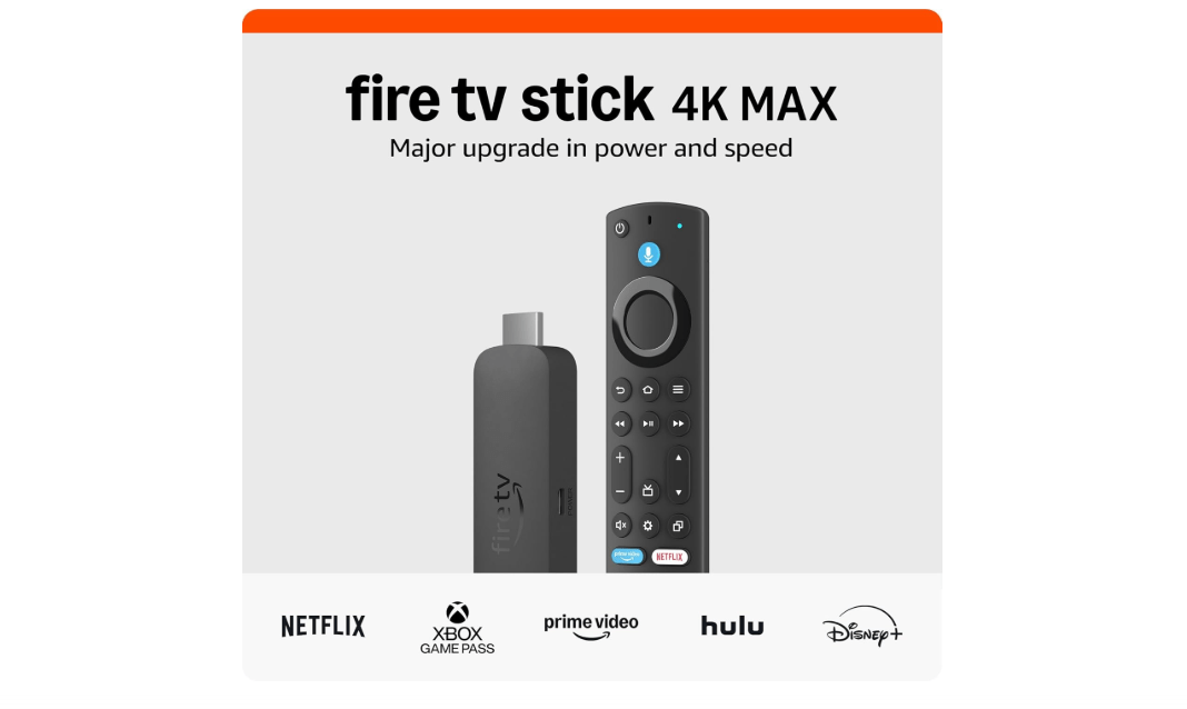 
Amazon Fire TV Stick 4K Max streaming device (newest model) with AI-powered Fire TV Search, supports Wi-Fi 6E, free & live TV without cable or satellite