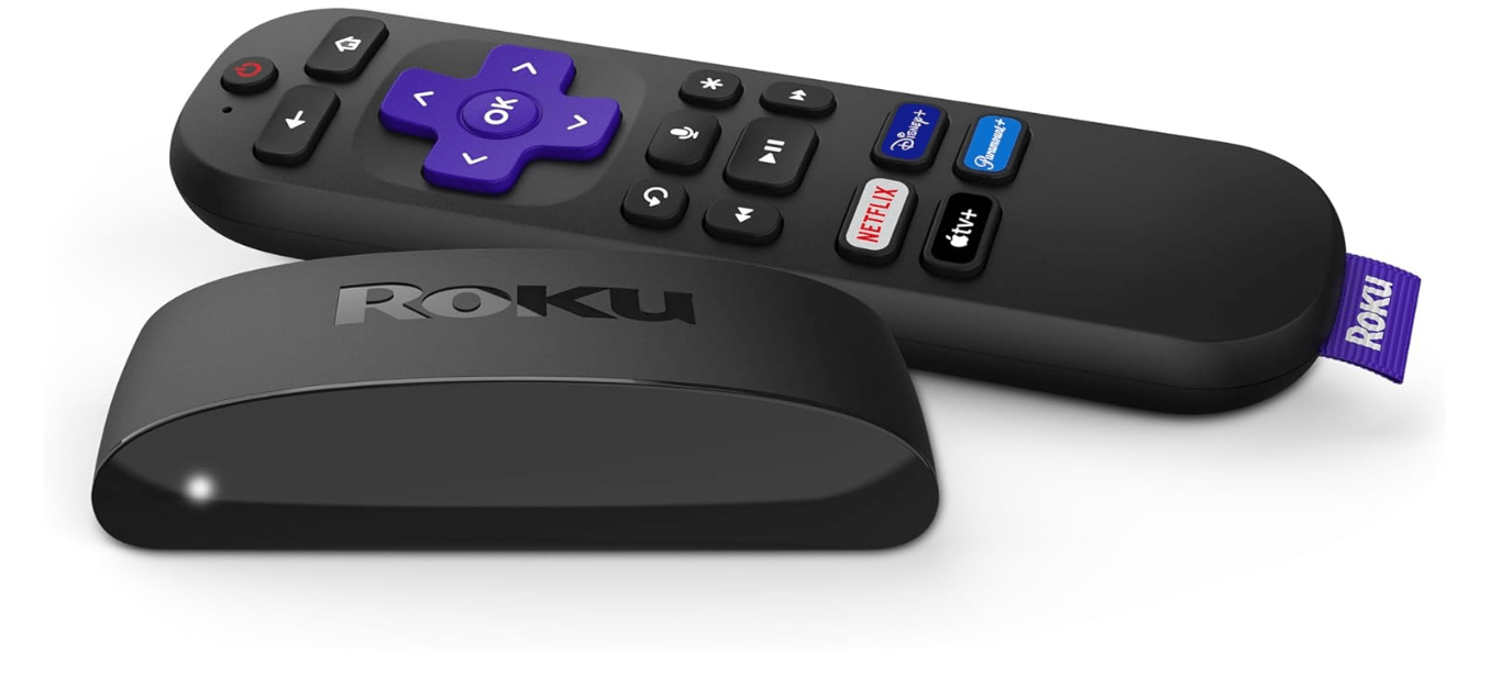 
Roku Express 4K+ | Roku Streaming Device 4K/HDR with Voice Remote, Free & Live TV