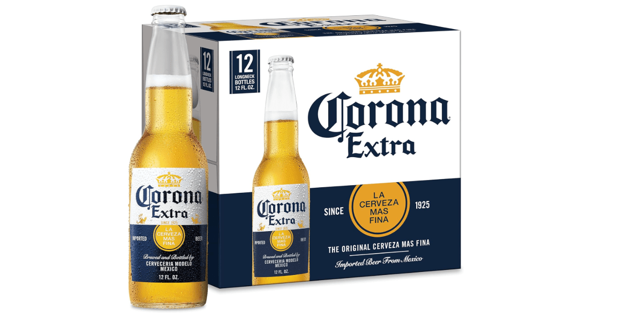 Corona Extra Beer, 12 pk, 12 oz bottles, 4.6% ABV