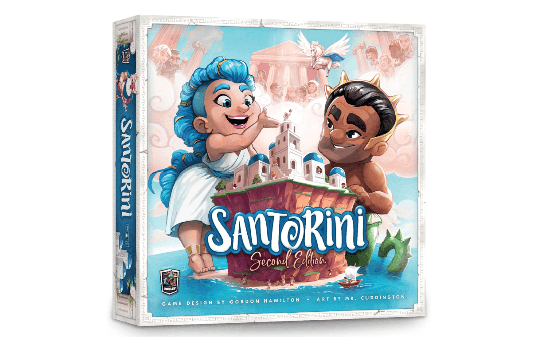 
Santorini: Second Edition - an Elegant, Accessible Strategy Game Based in Greek Mythology | Ages 8+ | Plays in 20 Minutes