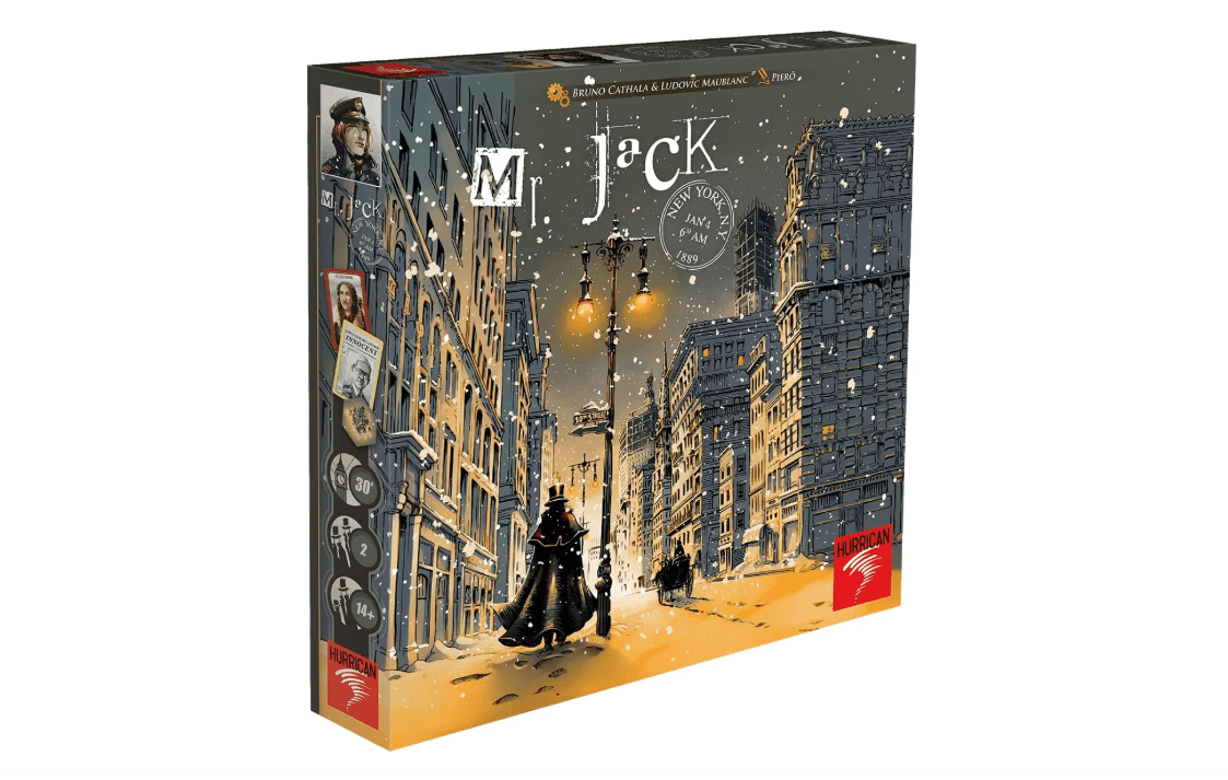 
Hurrican Mr. Jack: New York, Master a Higher Level in New York, Expert Version of the Classic Mr. Jack London, 2 Player Game, For Ages 14 and up
