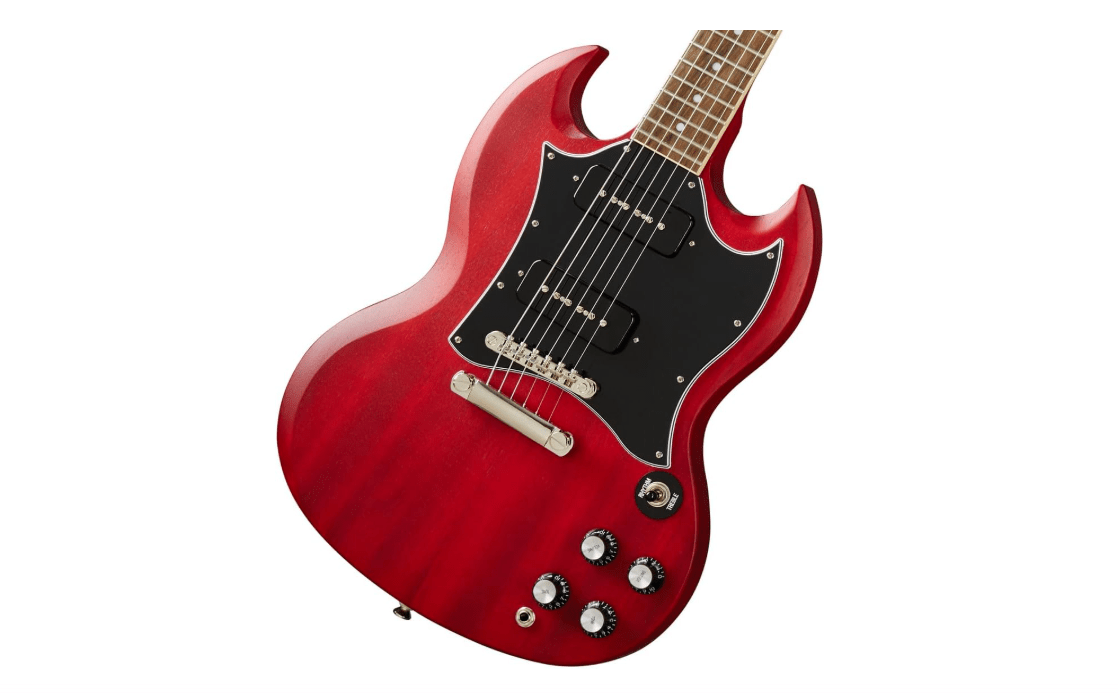 Epiphone/Inspired by Gibson SG Classic Worn P-90 Worn Cherry Epiphone