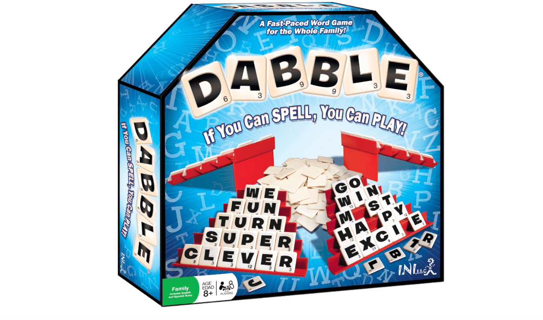 
Dabble® Word Game | Fast-Paced Family Board Game | Enhances Spelling and Vocabulary for All Ages | Spell The First Five Words | Award-Winning and...