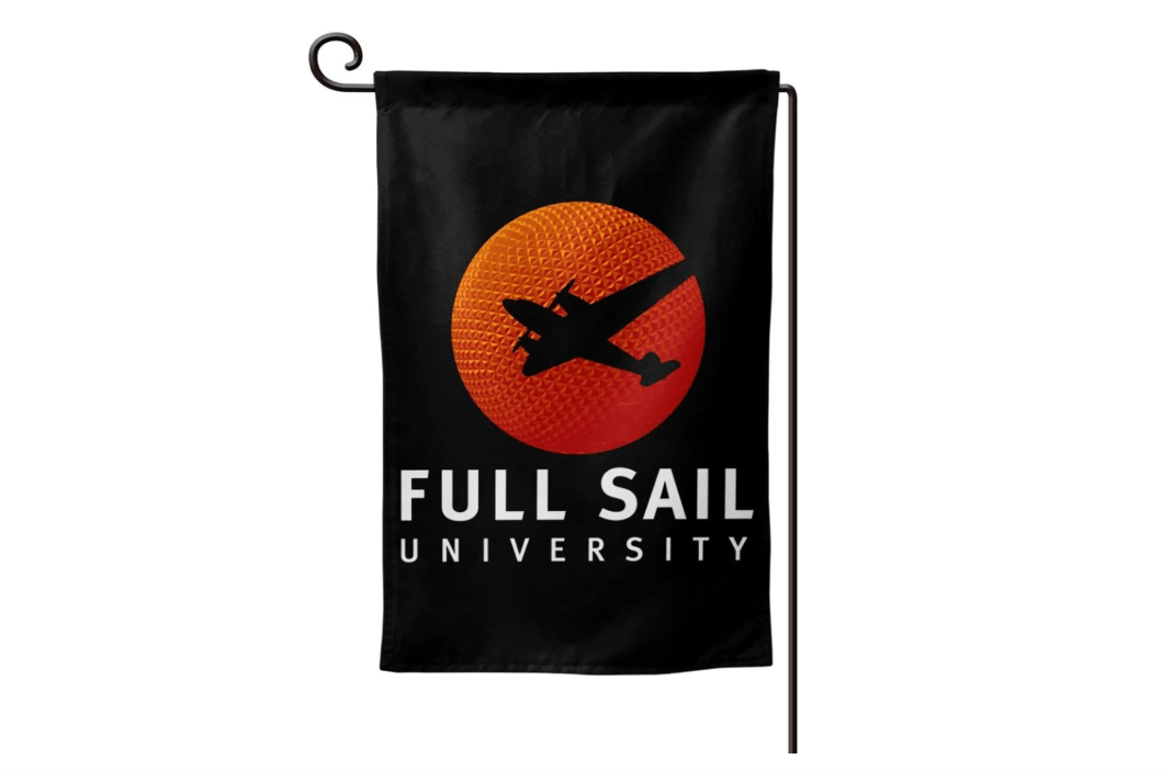 Full Sail University Logo Garden Flag Double Sided Banners For Outdoor Indoor Home Garden Yard Decorations