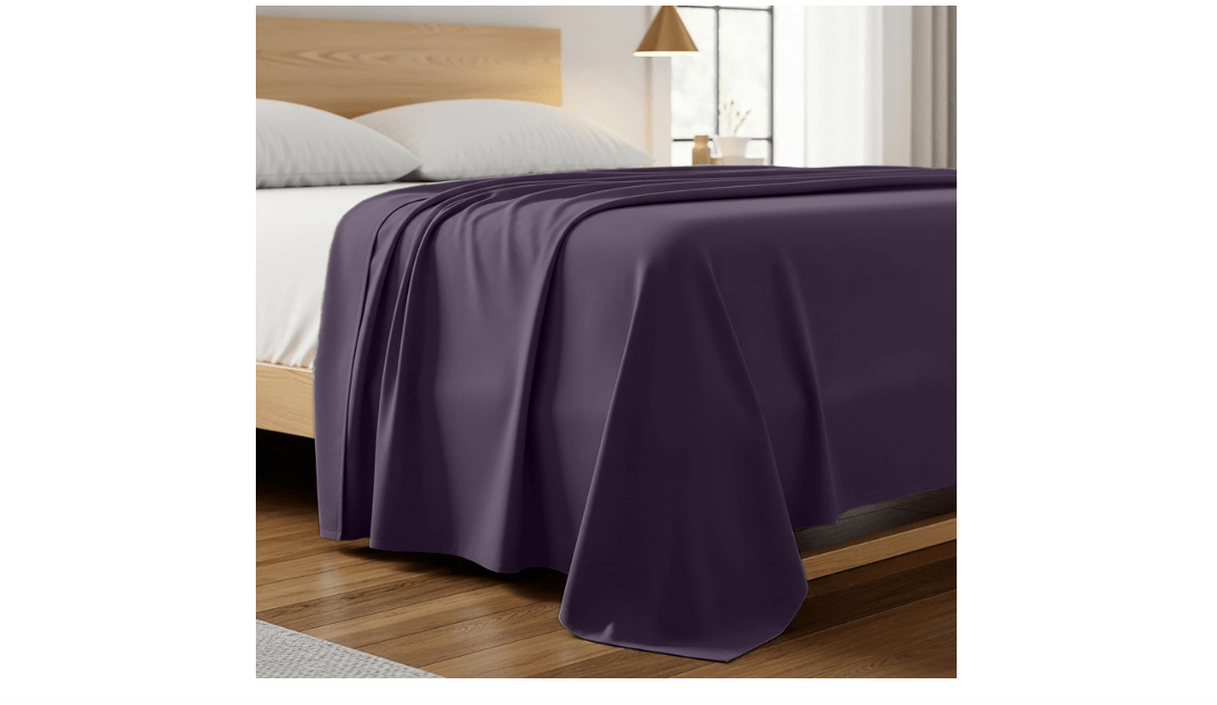 
Mellanni Queen Size Flat Sheet - Iconic Collection Bedding - Hotel Luxury, Extra Soft, Cooling - Wrinkle, Fade, Stain Resistant - 1 Flat Sheet Only (Queen,...