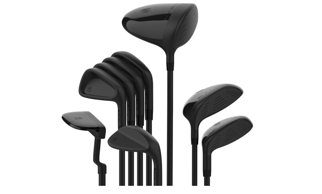 
Stix Golf Club Set - Unisex - Black - 9 Set Clubs - Graphite Shafts - Premium Materials, Modern Design, Quality