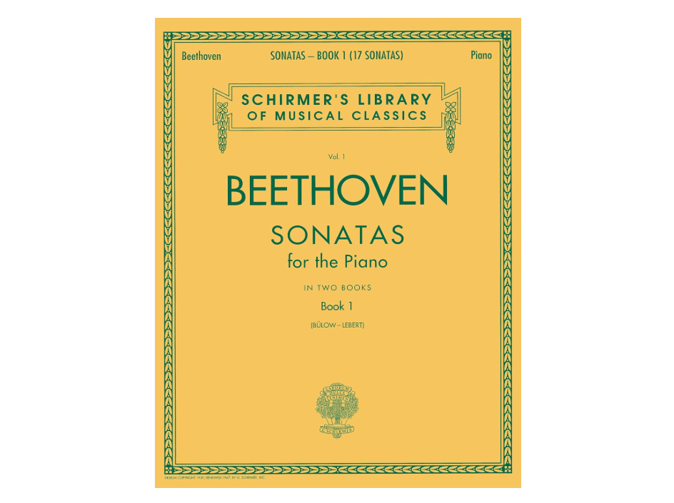  Beethoven – Sonatas Book 1 | Schirmer Library of Classics Vol. 1 | Piano Solo Sheet Music Collection | 18 Classical Piano Sonatas for Advanced Players ......