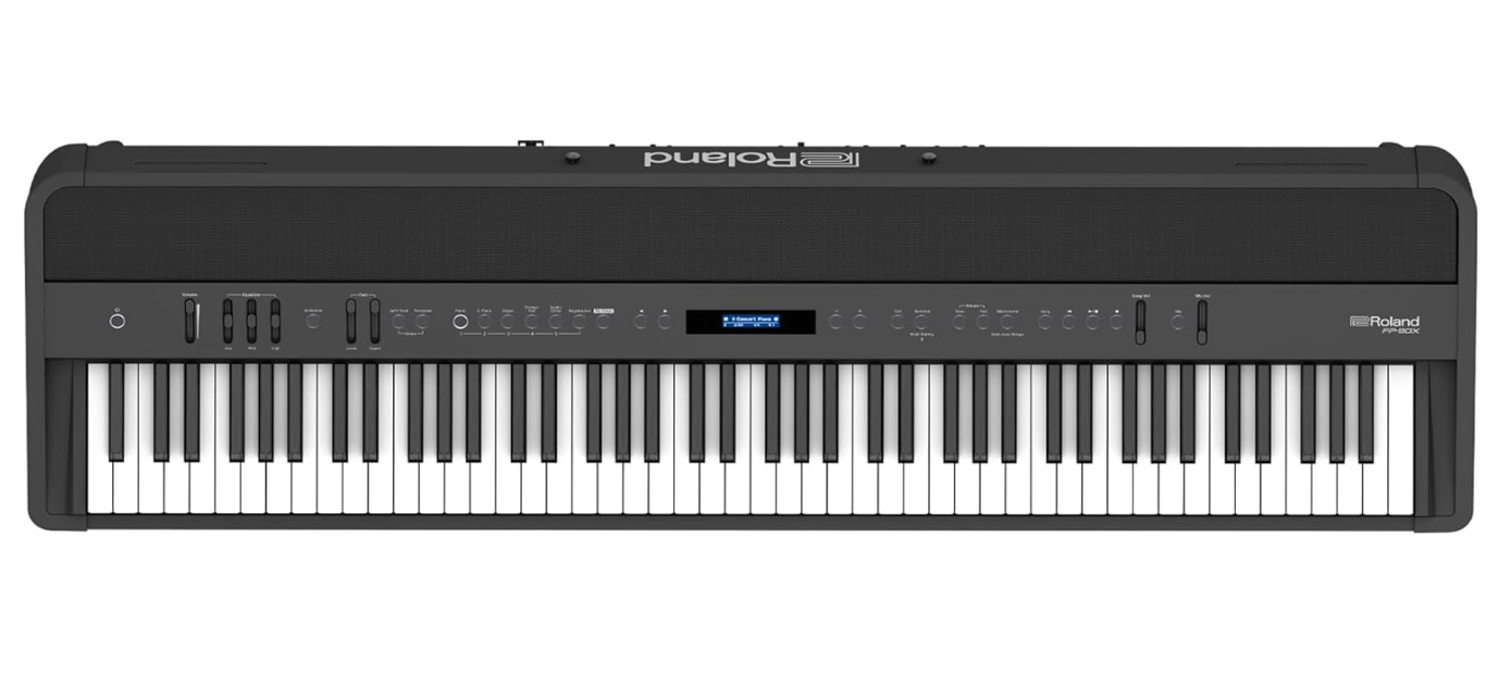  Roland FP-90X | Flagship Portable 88-Note Digital Piano | Immersive & Powerful 4 Speaker System | Distinctive Acoustic Tones & Deep Sound Shaping |...