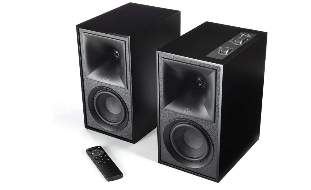 Klipsch The Fives Powered Bookshelf Speakers (Matte Black)