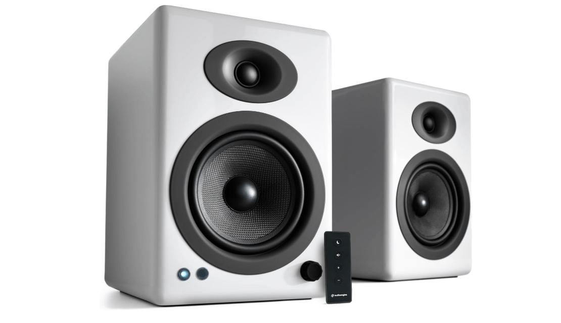 Audioengine A5+ Wireless Bluetooth Bookshelf Speakers - Premium 150W Stereo Speakers for Music, Gaming, Turntables, Home Theater Systems - Powerful Studio...