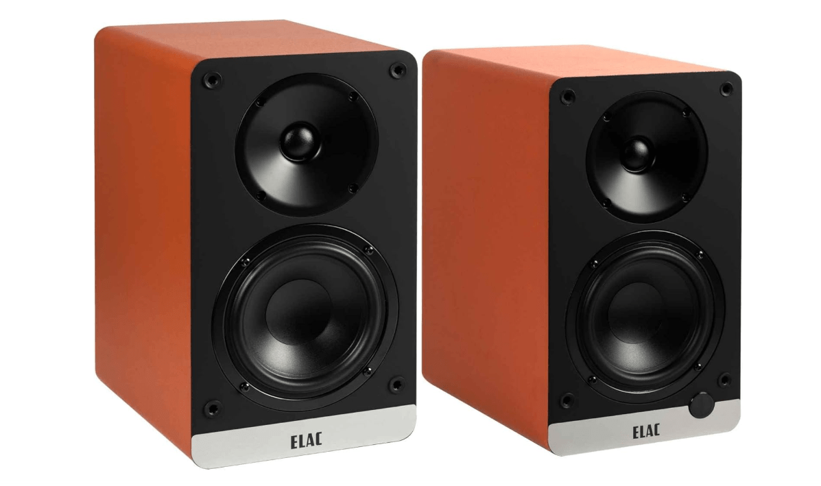 ELAC DCB41 Debut ConneX Powered Speakers (Orange)