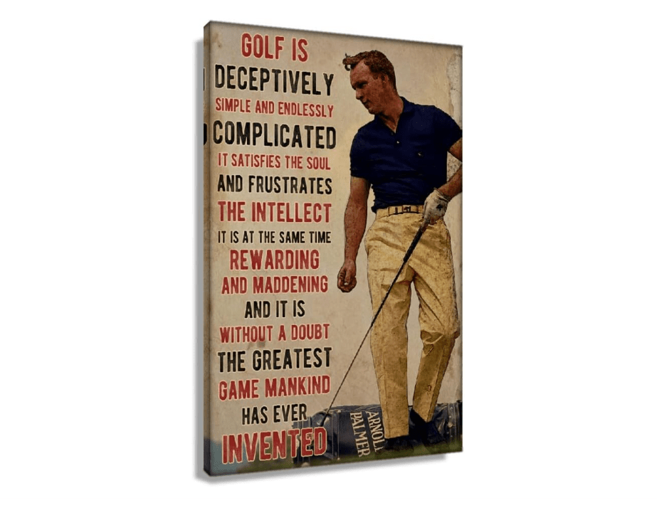 
Framed Golf Wall Art Sports Quote Poster Canvas Saying Vintage Golf Art Print Sport Spiritual Quotes Pictures Wall Painting Themed Decor,Ready to Hang...