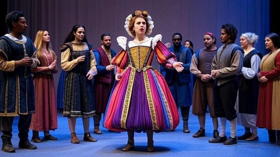 Diverse cast with gender-swapped Malvolia, modern Twelfth Night interpretation