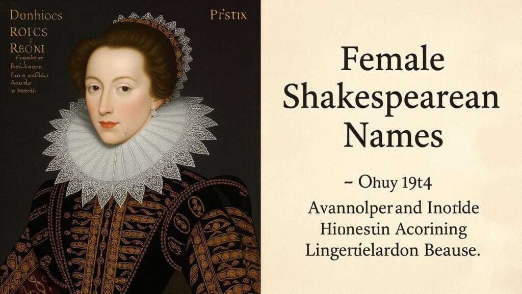 female shakespearean names
