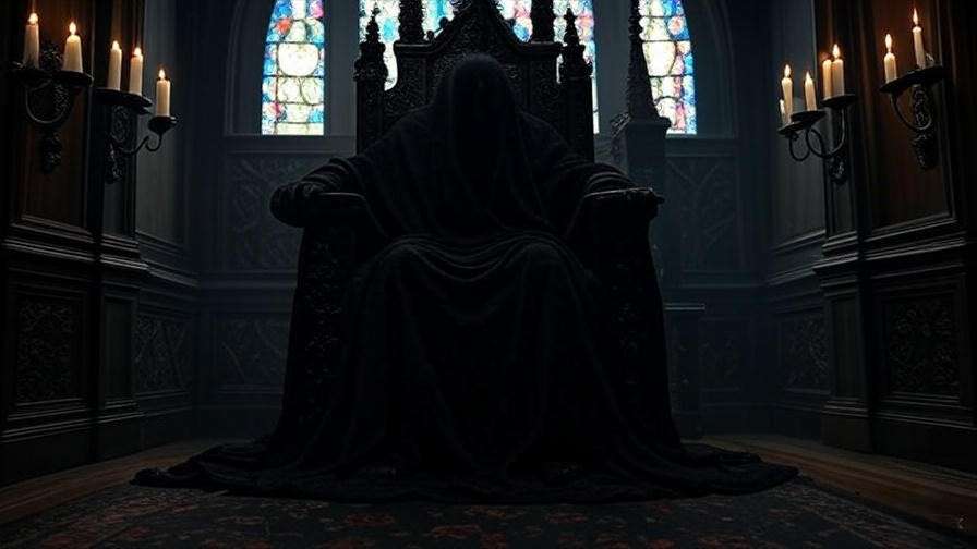 Gothic throne room for Richard III play synopsis