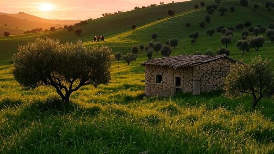 Rustic Sicilian landscape for The Winter’s Tale play synopsis