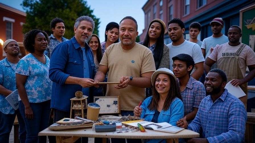 Community theater project in Hamlet NC County town square