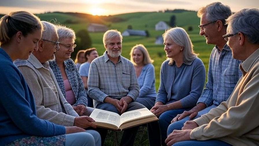 Shakespeare legacy with Hamlet NC County rural landscape and diverse group
