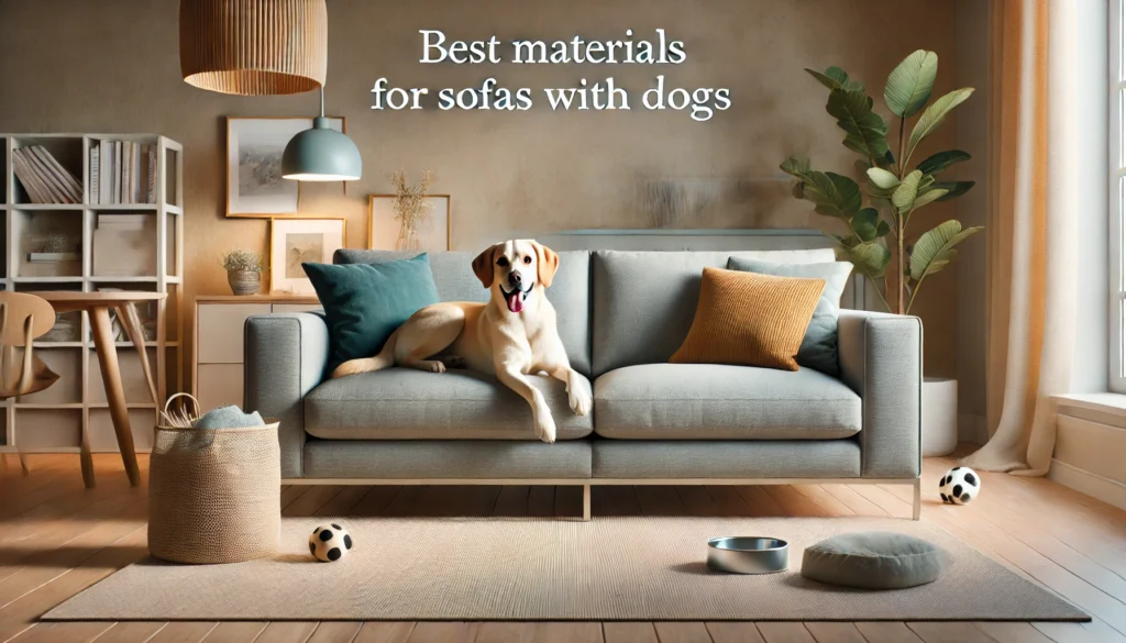 best material for sofas with dogs