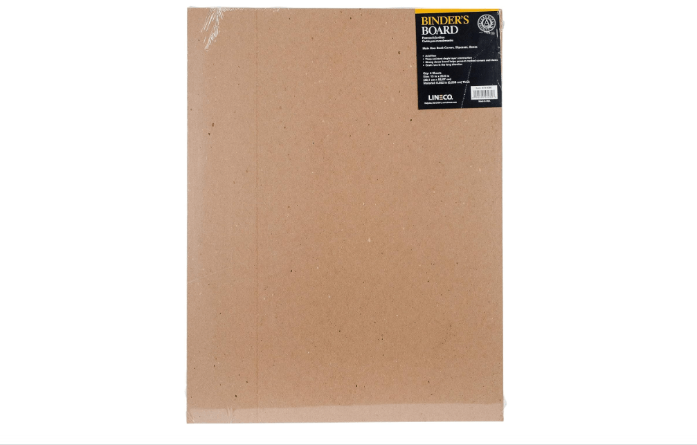 
Lineco, Neutral pH Binder Board 14.5 x 20.5 Inch, 0.08 Thickness, Acid Free Unbuffered Board for Bookbinding, Pack of 4